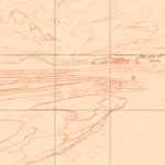 Sepia sketch with grid