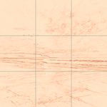 Sepia sketch with grid