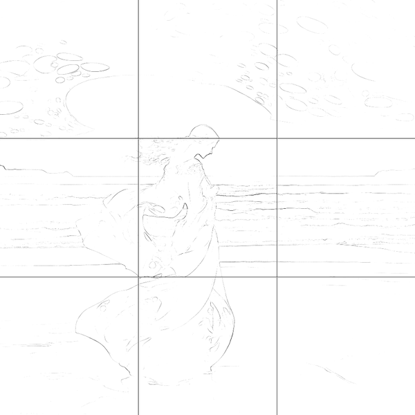 Sketch with grid