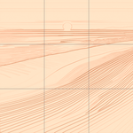 Sepia sketch with grid