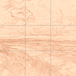 Sepia sketch with grid