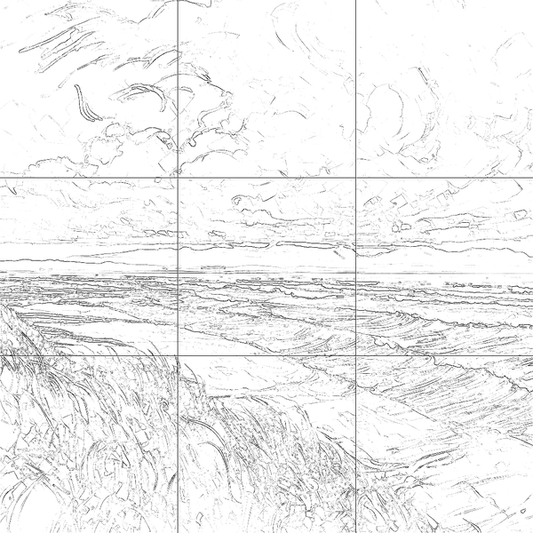 Sketch with grid