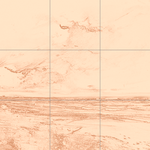 Sepia sketch with grid