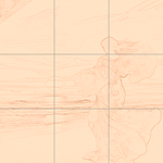 Sepia sketch with grid