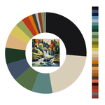 Colour wheel / palette