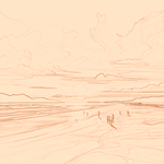 Sepia sketch