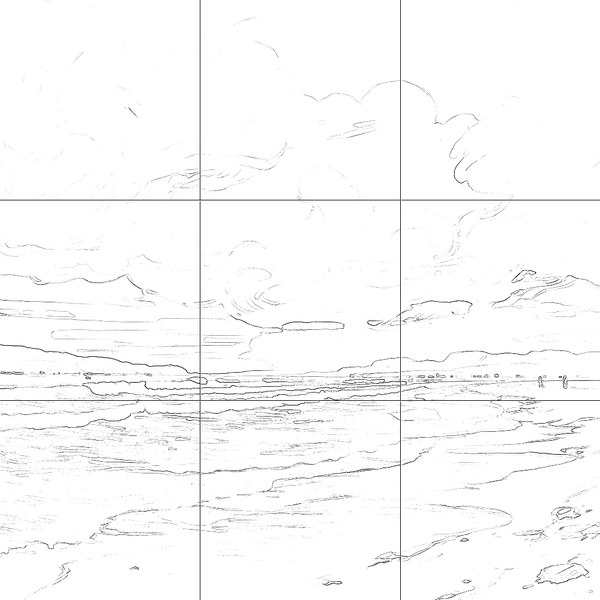 Sketch with grid