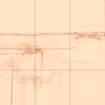 Sepia sketch with grid