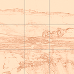 Sepia sketch with grid