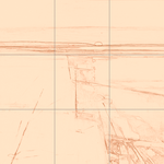 Sepia sketch with grid