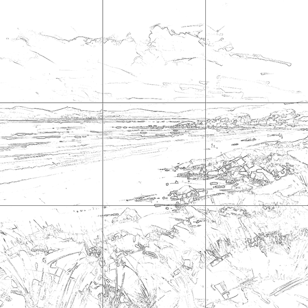 Sketch with grid