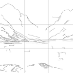 Line drawing with grid