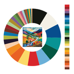 Colour wheel / palette