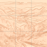 Sepia sketch with grid