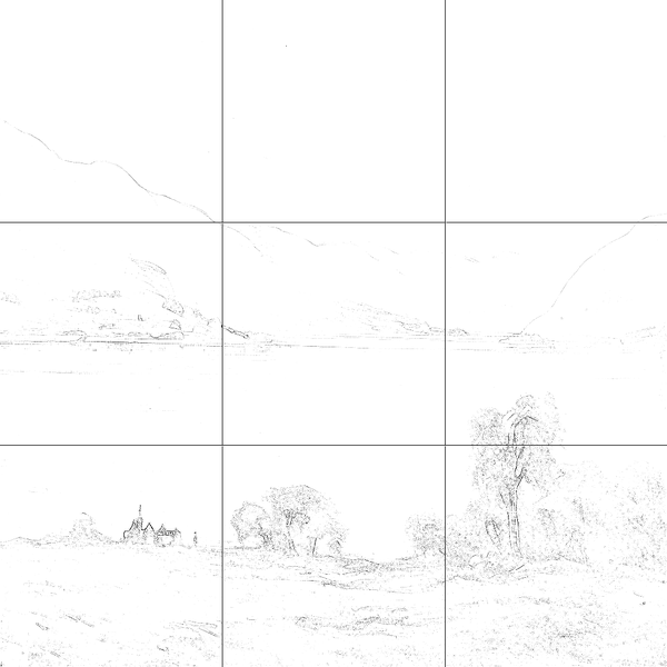 Sketch with grid