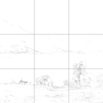 Sketch with grid