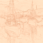 Sepia sketch