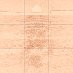 Sepia sketch with grid