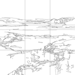 Line drawing with grid