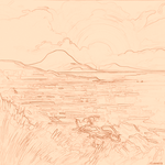 Sepia sketch