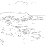 Line drawing with grid