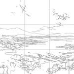 Line drawing with grid