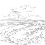 Line drawing with grid