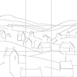 Line drawing with grid