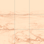 Sepia sketch with grid