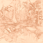 Sepia sketch