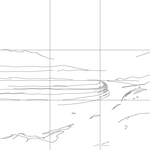 Line drawing with grid