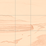 Sepia sketch with grid