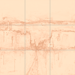 Sepia sketch with grid