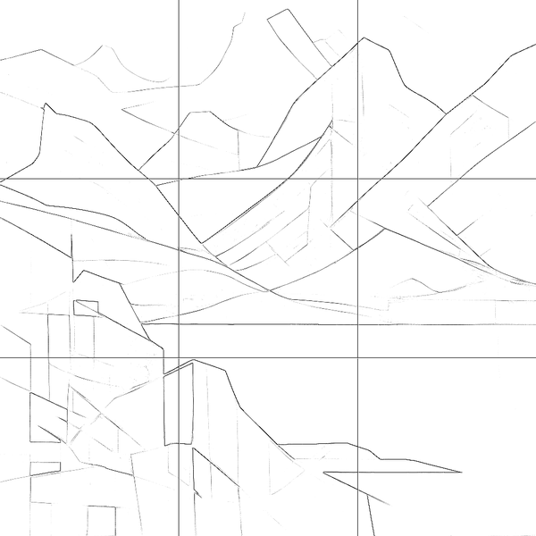 Sketch with grid