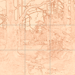 Sepia sketch with grid