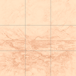 Sepia sketch with grid