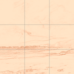 Sepia sketch with grid