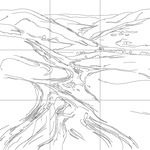 Line drawing with grid