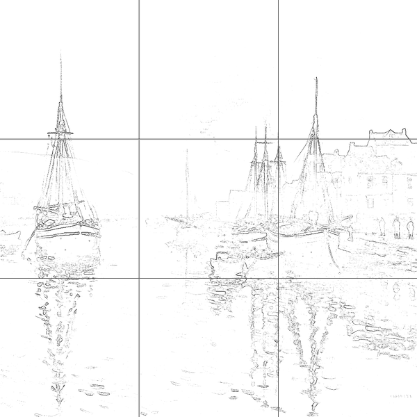 Sketch with grid