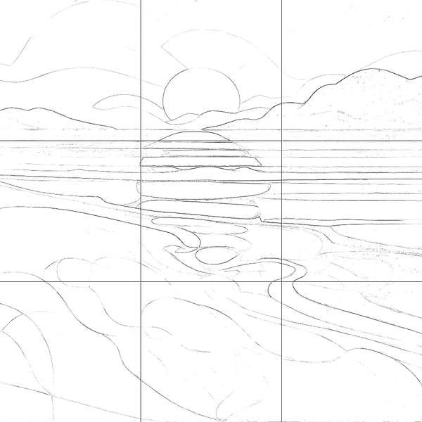 Sketch with grid