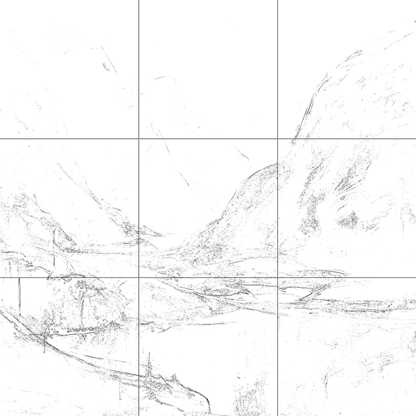 Sketch with grid