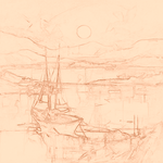 Sepia sketch