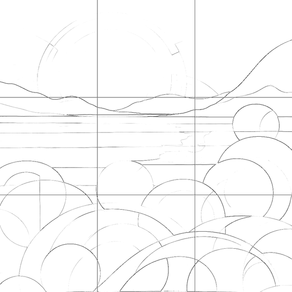 Sketch with grid