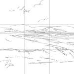 Line drawing with grid