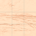 Sepia sketch with grid