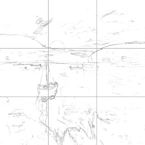 Sketch with grid