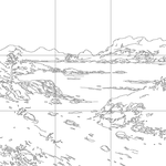 Line drawing with grid