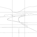 Line drawing with grid