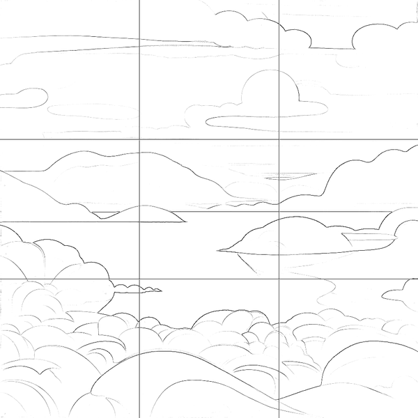 Sketch with grid