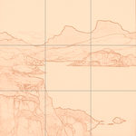 Sepia sketch with grid